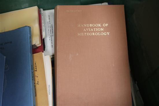 Test Pilots log books and flying books